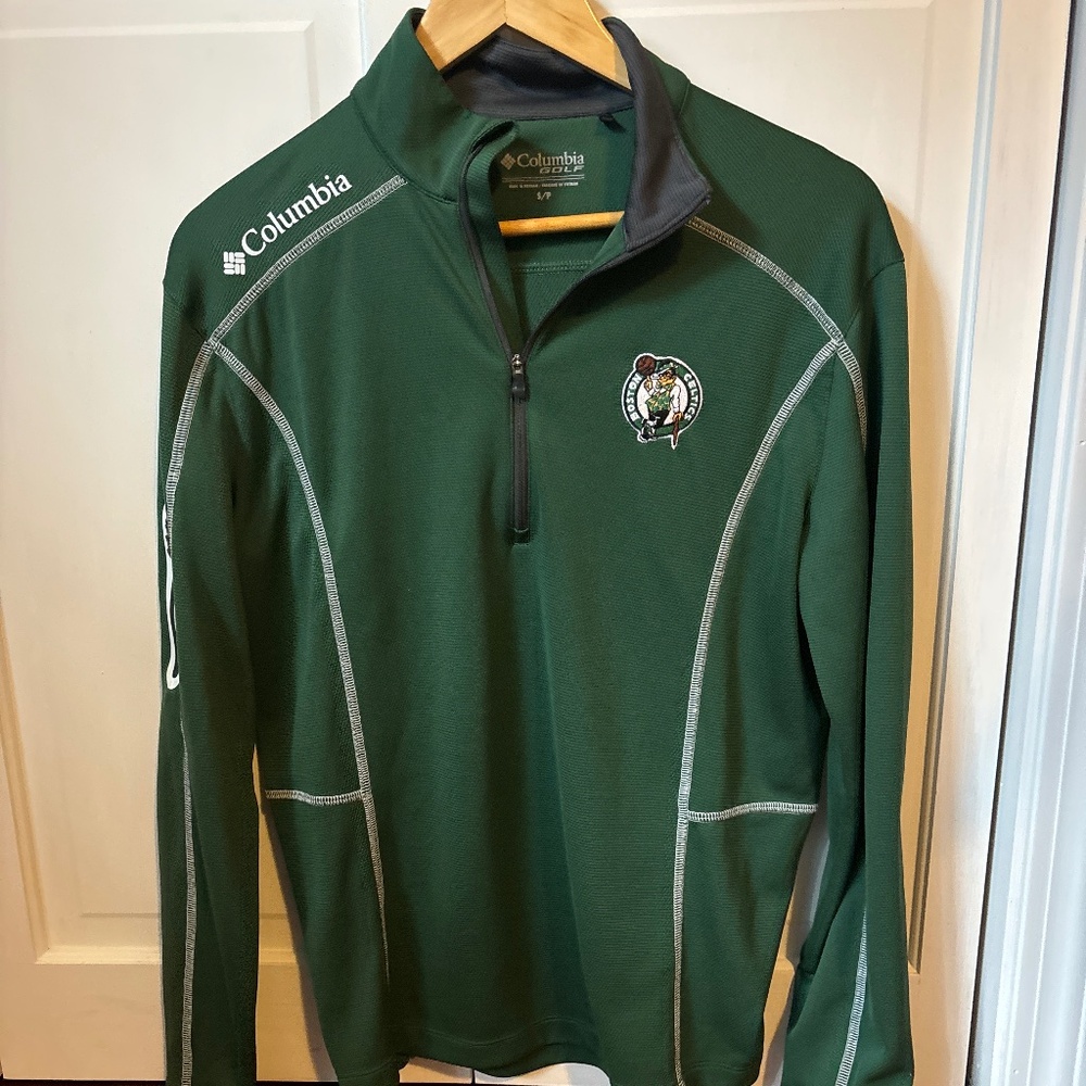 Columbia Celtics 1/4 zip - size S